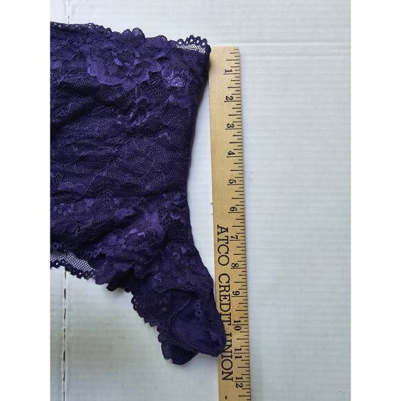 Set of 4 Women Boy Shorts Lace Panties Lingerie Underwear 5X Coquette Sheer - Picture 9 of 11